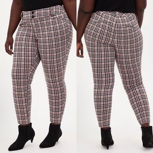 ANKLE SKINNY STUDIO DOUBLE KNIT MID-RISE PANT